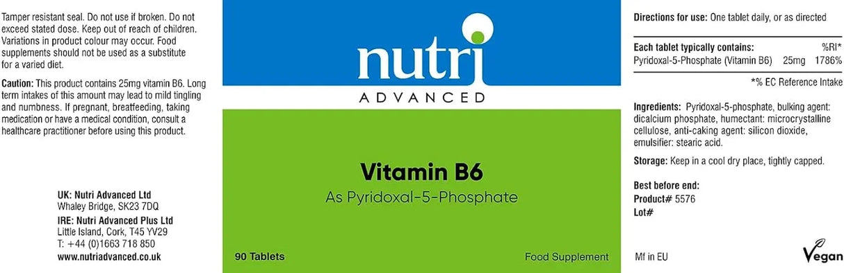 Metagenics Vitamin B6 (P5P) 90 Tablets