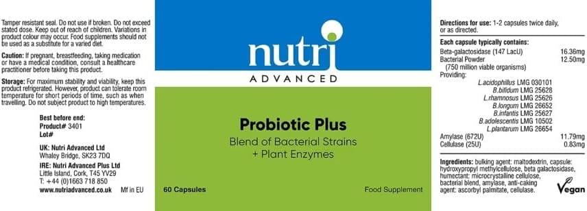 Metagenics Probiotic Plus 60 Capsules