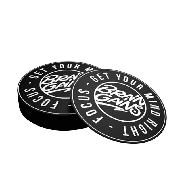 Brain Gains Coaster Black