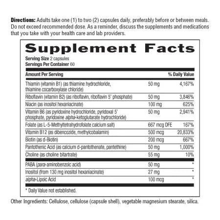 Country Life Coenzyme BComplex Advanced Vegan Capsules