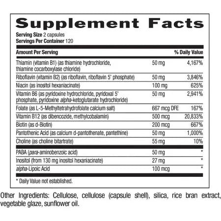 Country Life Coenzyme BComplex Advanced Vegan Capsules