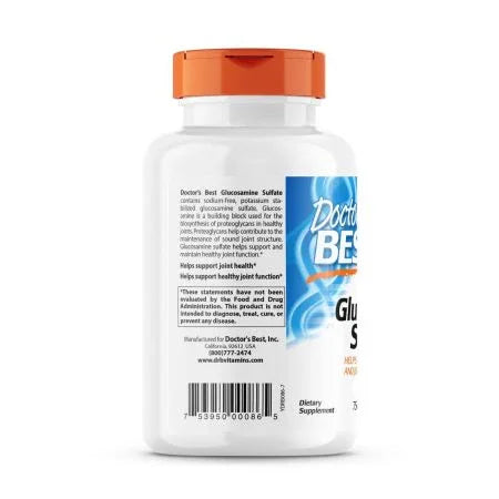 Doctor's Best Glucosamine Sulfate 750 mg 180 Capsules