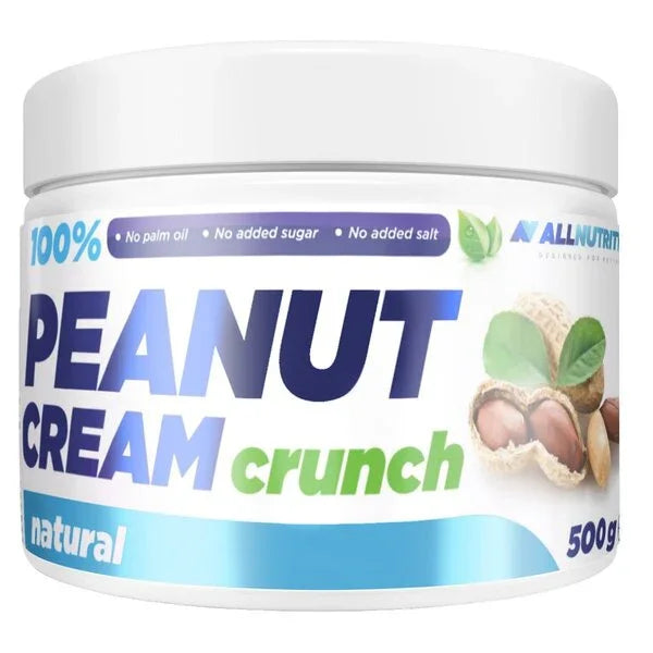 Allnutrition 100% Peanut Cream, Crunch - 500 grams