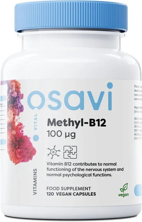 Osavi Methyl-B12, 100mcg - 120 vegan caps