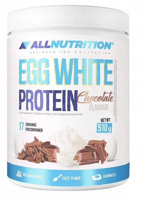 Allnutrition Egg White Protein, Chocolate - 510 grams
