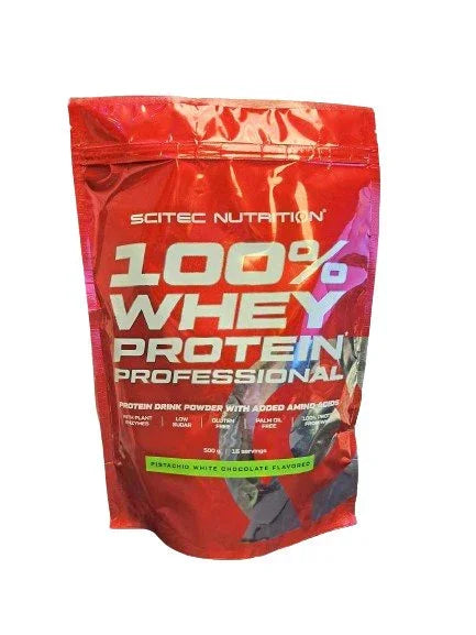 SciTec 100% Whey Protein Professional, Pistachio White Chocolate - 500 grams