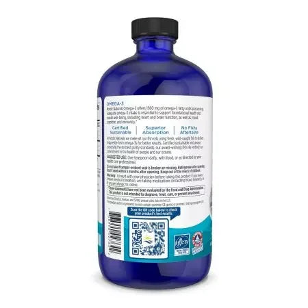Nordic Naturals Omega3 1,560mg Lemon Flavour 16 fl oz