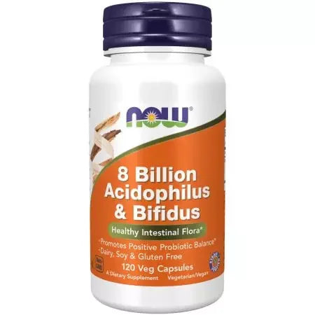 Now Foods 8 Billion Acidophilus & Bifidus Veg Capsules