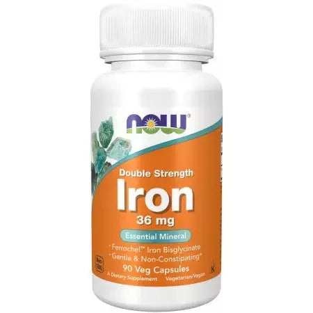 Now Foods Iron 36 mg 90 Veg Capsules