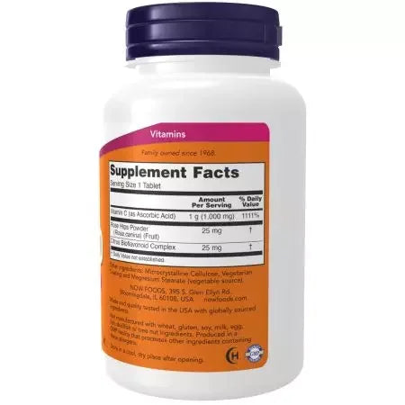 Now Foods Vitamin C1,000 with Rose Hips & Bioflavonoids Tablets