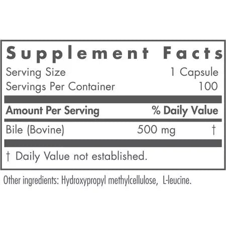 Nutricology Ox Bile Capsules
