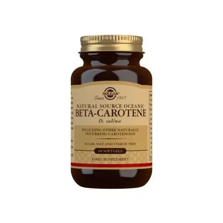 Solgar Natural Source Oceanic Beta Carotene Softgels Pack of 60