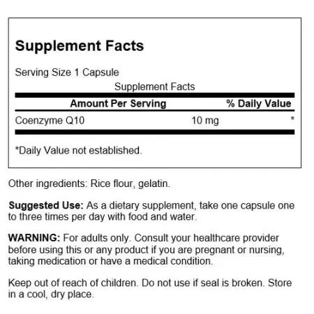 Swanson CoQ10 Capsules