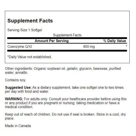 Swanson CoQ10 Softgels