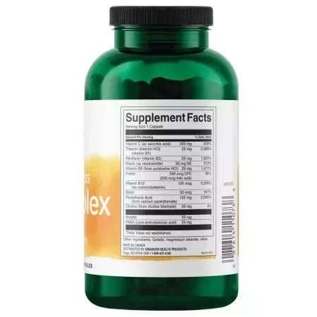 Swanson Super Stress BComplex with Vitamin C Capsules