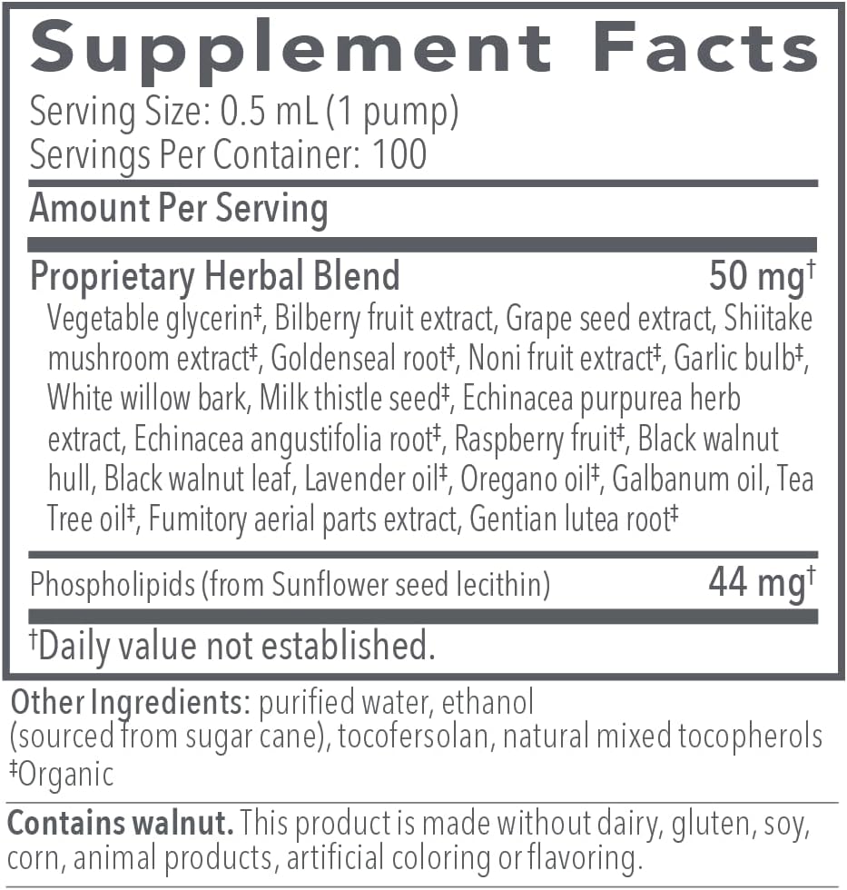 Biocidin Botanicals Biocidin®LSF - Broad-Spectrum Liposomal Formula - 50ml