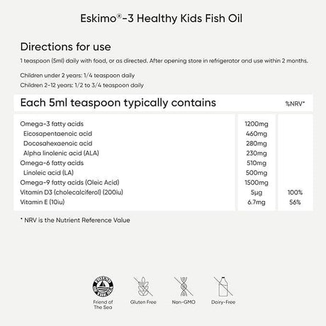Metagenics Eskimo-3 Little Cubs Tutti Frutti 210ml