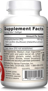 Jarrow Formulas Phosphatidylserine 100mg (PS100), 30 Softgels