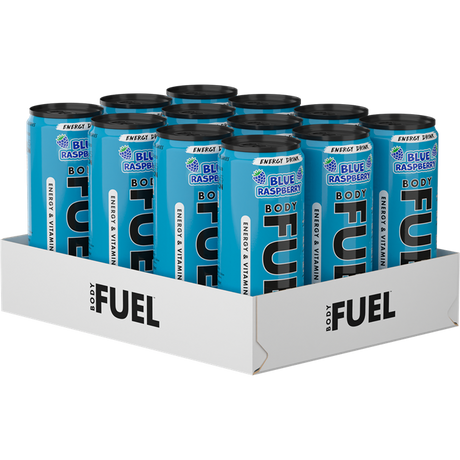Applied Nutrition Body Fuel Energy Can 12x330ml Blue Raspberry