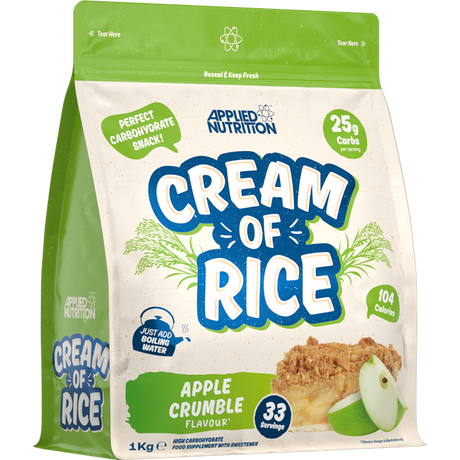 Applied Nutrition Cream Of Rice 1kg Apple Crumble