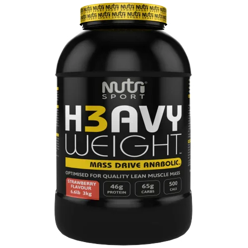 NutriSport H3avyweight Mass Drive Anabolic 3kg Strawberry