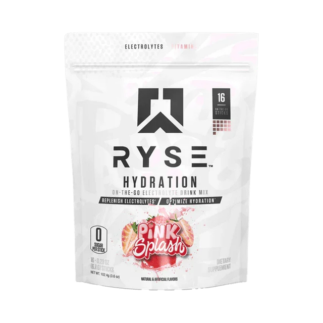 RYSE Hydration Sticks  16 x 6.4g Blue Raspberry