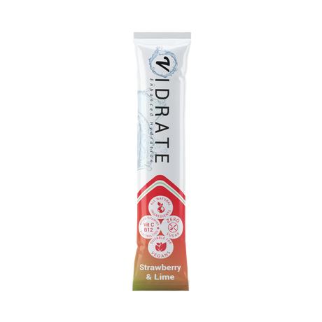 Vidrate Hydration Powder 10x3g Strawberry & Lime