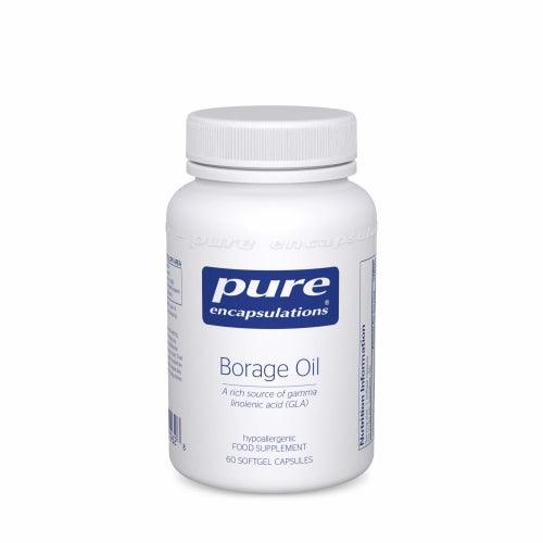 Borage Oil, 60 Softgels, Pure Encapsulations - welzo