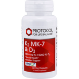 D3 & K2 (MK-7) 60 vegcaps - Protocol For Life Balance - welzo