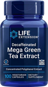 Decaffeinated Mega Green Tea Extract - 100 caps - Life Extension - welzo