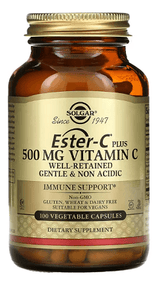 Ester-C Plus Vitamin C, 500 mg (100 capsules) - Solgar - welzo