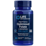 High Potency Optimized Folate, 30 Veg Tablets- Life Extension - welzo