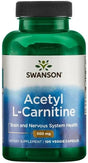 Swanson Acetyl L-Carnitine, 500mg - 100 vcaps
