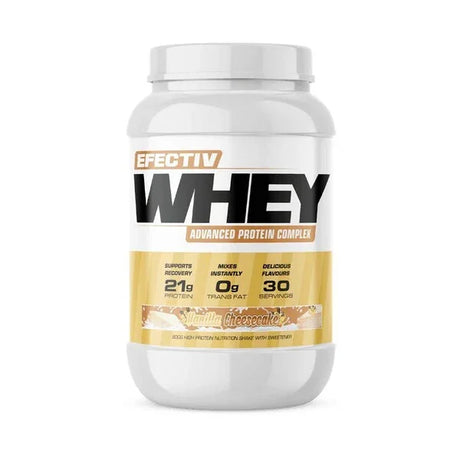 Efectiv Nutrition Whey Protein, Vanilla Cheesecake - 900 grams
