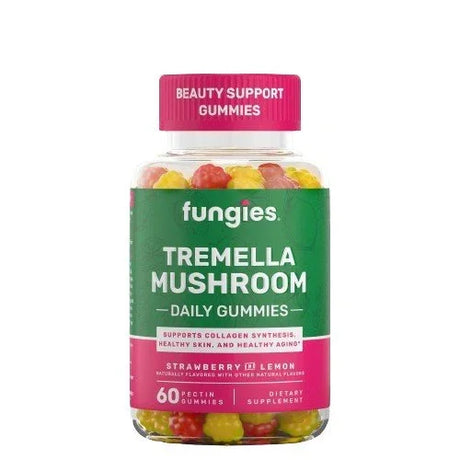 Fungies Tremella Mushroom Gummies, Strawberry & Melon - 60 gummies