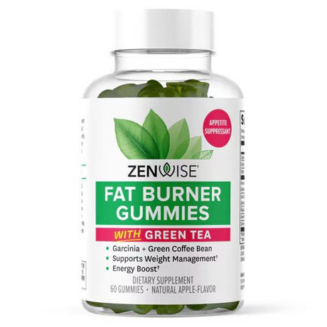 Zenwise Fat Burner Gummies, Apple - 60 gummies