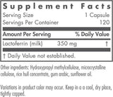 LaktoFerrin, 120 capsules - Nutricology / Allergy Research Group - welzo