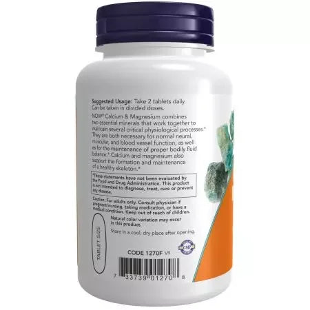 Now Foods Calcium & Magnesium Tablets