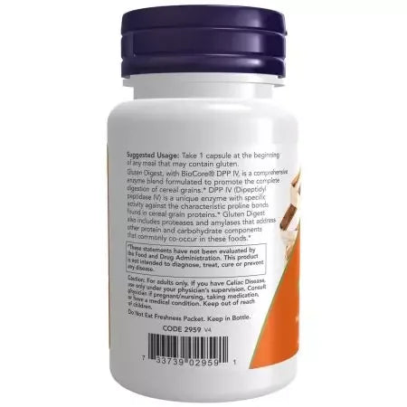 Now Foods Gluten Digest 60 Veg Capsules