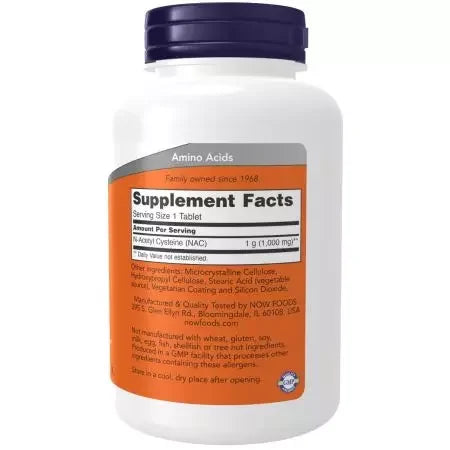Now Foods NAcetylCysteine 1000mg 120 Tablets