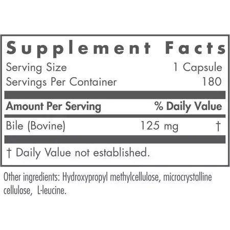 Nutricology Ox Bile Capsules