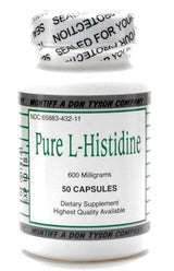 Pure L-Histidine 600mg 50 Caps - Montiff - welzo