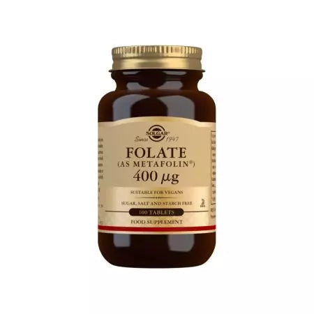 Solgar Folate (as Metafolin) 400 ug Tablets Pack