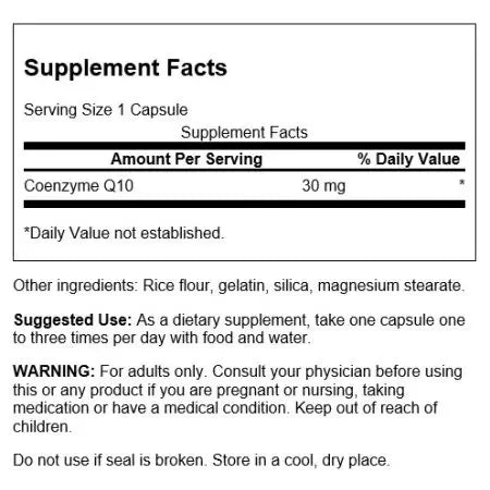 Swanson CoQ10 Capsules