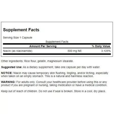Swanson Niacinamide Capsules