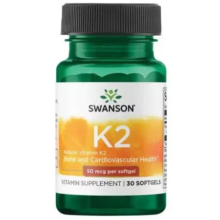 Swanson Ultra Natural Vitamin K2 50mcg 30 Softgels